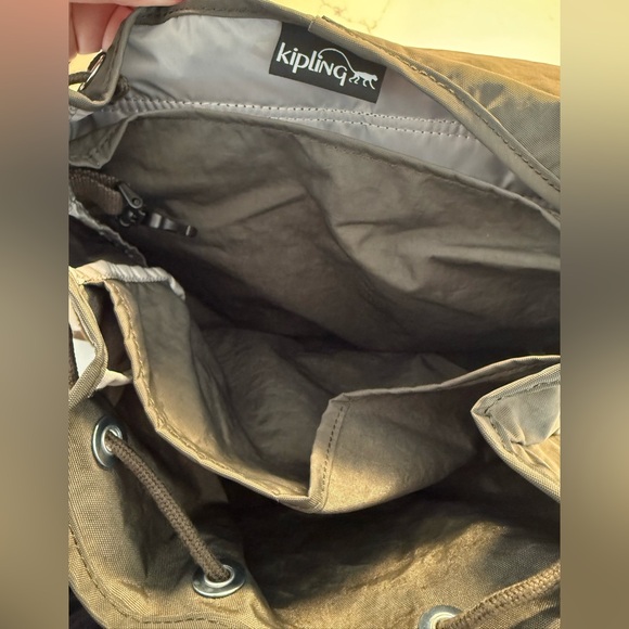 Kipling Olive Green City Backpack - Picture 3 of 4